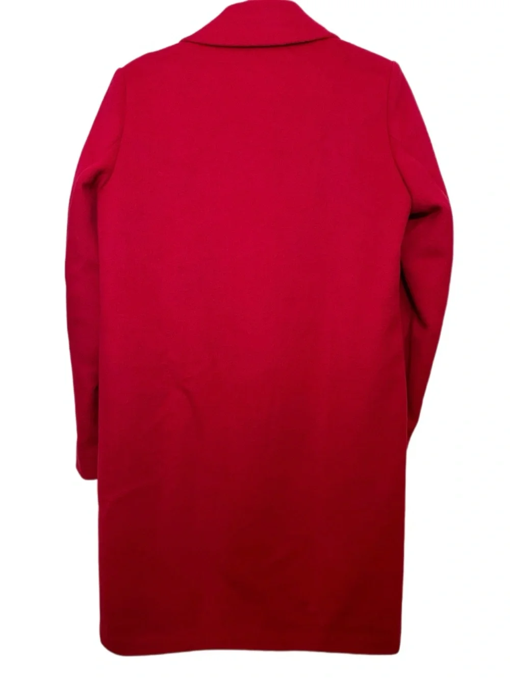 Sam Edelman Women’s Red-Pink Double-Breasted Wool Coat - Picture 3 of 4